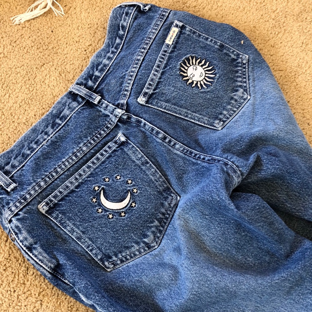 Zana Di Flare Jeans with moon and Star on butt